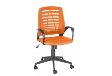 Кресло офисное Ирис W013 оранжевый/TW-оранж
