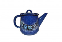 Чайник эмаль 1.0л Голубика синий с зерном 1с202с Череповец