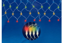 Сетка светодиодная uld-n2520-240/dta 2,5х2,0м с контроллером 240 светодиоды разноцветные провод прозрачный ip20 Uniel