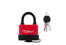 Замок навесной всепогодный ЗНВ-700-63  (72 мм), автоматическое запирание, 3 ключа, Нора-М