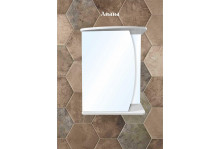 Шкаф навесной Лиана 50 с зеркалом Аквадельфия