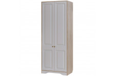 Шкаф Прованс 2-х дверный для одежды 2100х800х520 дуб сонома пастель дип мдф Calpe