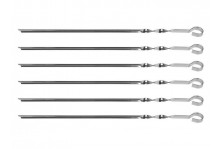 Шампур нержавеющая сталь 410х10х1,5 прямой (плоский) Павлово