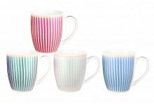 Кружка фарфор 340 Бурлеск микс Коралл