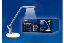 Настольная лампа TLD-547 WHITE/8W/LED/400LM/3000-6000K диммер сенсор белый UNIEL