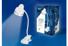 Настольная лампа TLD-557 BEIGE/5W/LED/350LM/5500K диммер белый прищепка UNIEL