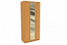 Шкаф ШК-3м с зеркалом 3-х дверный 2100х1000х520 дуб сонома Феникс