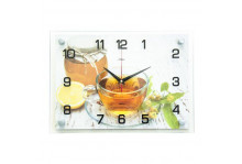 Часы настенные 2535-037 (35Х25) прямоугольные Медовый чай 21 Век