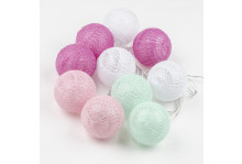 Гирлянда светодиодная UDL-S0200-010/STB/2AA на батарейках 2АА клубки 2М 10мветод бел IP20 UNIEL