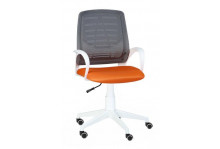 Кресло офисное ирис White W02 серый/т-57