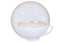 Пара фарфор 220МЛ рубин отводка люстром Дулевский фарфор