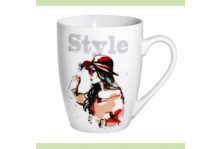 Кружка фарфор 350мл Стиль 1 (12) МФК