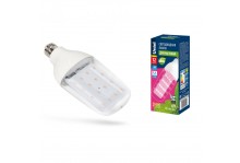 Лампа светодиодная для растений 12W LED-B82-12W/SPBR/E27/CL PLP33WH форма DOUBLESIDE прозрачн UNIEL