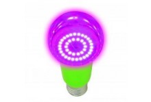 Лампа светодиодная для растений 15W LED-A60-15W/SPSB/E27/CL PLP30GR форма А прозрачная пластик UNIEL