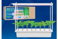 Светильник светодиодный для растений с подставкой 10W 24 лунки спектр фотосинтеза IP20 UNIEL