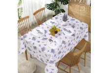 Набор столового белья 145Х180+6 салфеток 35Х35 сиреневая дымка Арт дизайн