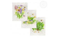 Набор полотенец кухонных рогожка 3 шт 45Х60 аромат Арт дизайн