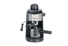 Кофеварка электрическая 900вт 2-4 чашки 0,24л давление 5 бар капучинатор Galaxy