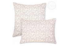 Наволочка 70х70 трикотаж на молнии Завиток капучино 2 шт Арт Дизайн