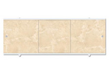 Экран для ванн Премиум 1.48 А бежевый мрамор Метакам