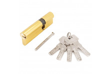 Механизм 90 цилиндровый для китайских дверей перфоключ (30*10*50) золото Стандарт