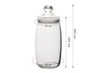 Банка стеклянная Cesni 1500мл Pasabahce