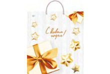 Пакет пластиковая ручка Вязаный узор 440*400 Тико