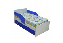Кровать детская 800х1600 мм Соня с ящиком дуб сонома ЛДСП Меридиан