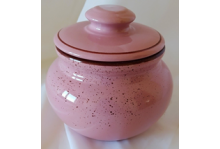 Горшок керамика д/зап 1.1л без руч розовый Белхудожкерамика