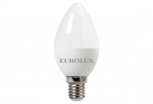 Лампа светодиодная  7w ll-e-c37-7w-230-4k-e14 свеча нейтральный Eurolux