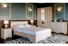 Кровать Прованс 1600 с настилом дуб сомона мдф Calpe