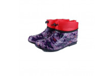 Галоши женские ПВХ надставка, фиксатор, утепленные 10 см, разноцветные, р.39, ASD
