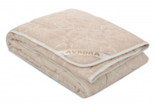 Одеяло верблюжья шерсть облегченное 1,5 спальное 145Х205 тик Classic Plus Аврора-текс