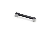Ручка мебельная С20 (128мм) металлик+черн-4