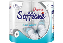 Бумага туалетная Soffione pure white 2 слоя 12 рулонов Архбум