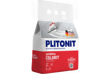 Затирка для плитки 2кг Plitonit Colorit белая