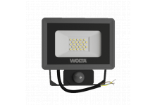 Прожектор светодиодный с датчиком движения 20вт 5700к wfl-20w/06s  led ip65 1800лм Wolta