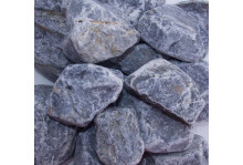 Камень серый кварцит д/сауны 20кг колотый Екб