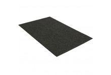 Коврик придверный грязезащитный Shahintex Strong Grass тпр 60х90 антрацитовый