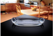 Блюдо стекло 37х20см mono Isfahan Glass