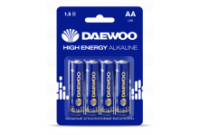 Батарейка daewoo lr6 high energy alkaline 2021 bl-4