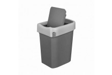 Контейнер для мусора 10л smart bin серый 245*196*345 БП