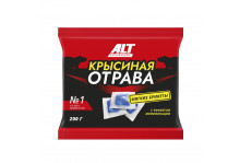 Яд крысиная отрава №1 alt мягкие брикеты от всех видов крыс мед 200гр Родемос