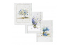 Набор полотенец кухонных рогожка 2 шт 45х60 Полевые цветы, Арт Дизайн