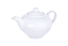 Чайник фарфор 800мл удачный белый Дулевский фарфор
