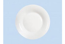 Тарелка фарфор плоская круг 15см белье Китай