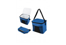 Термосумка Ecos PC2201, 14л, 28см x 20см x 25см, синяя, с карманом