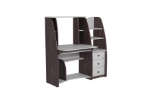 Стол компьютерный СК-1 анкор темный, анкор светлый, 1322х1268х650, ЛДСП, Фант