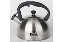 Чайник нерж 2.5л со свистком для всех видов плит Rashel
