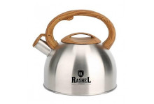 Чайник нерж 3.0л со свистком для всех видов плит 7186 Rashel